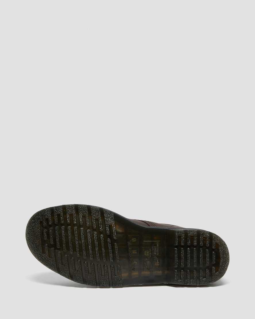 botas dr martens 1460 pascal de piel sintética para mujer color marrón