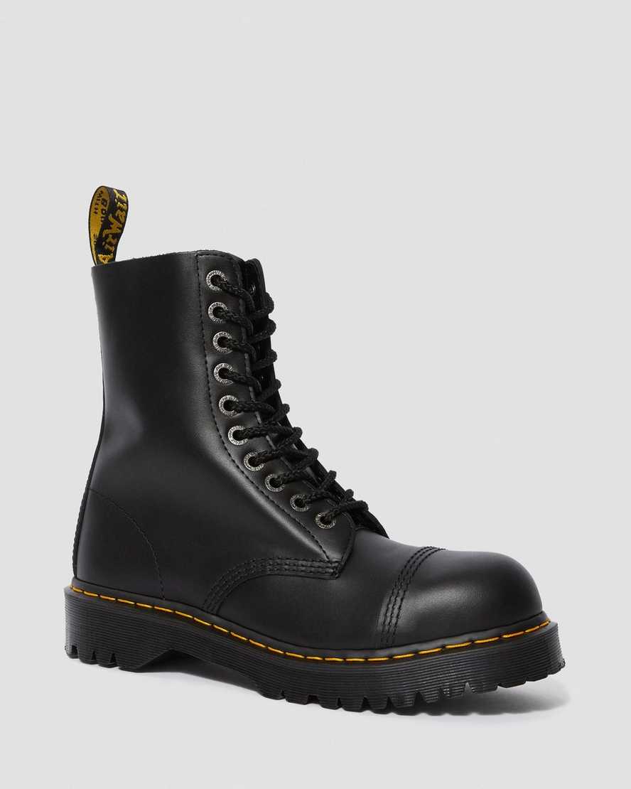 botas negras de media caña dr martens 8761 bxb para mujer