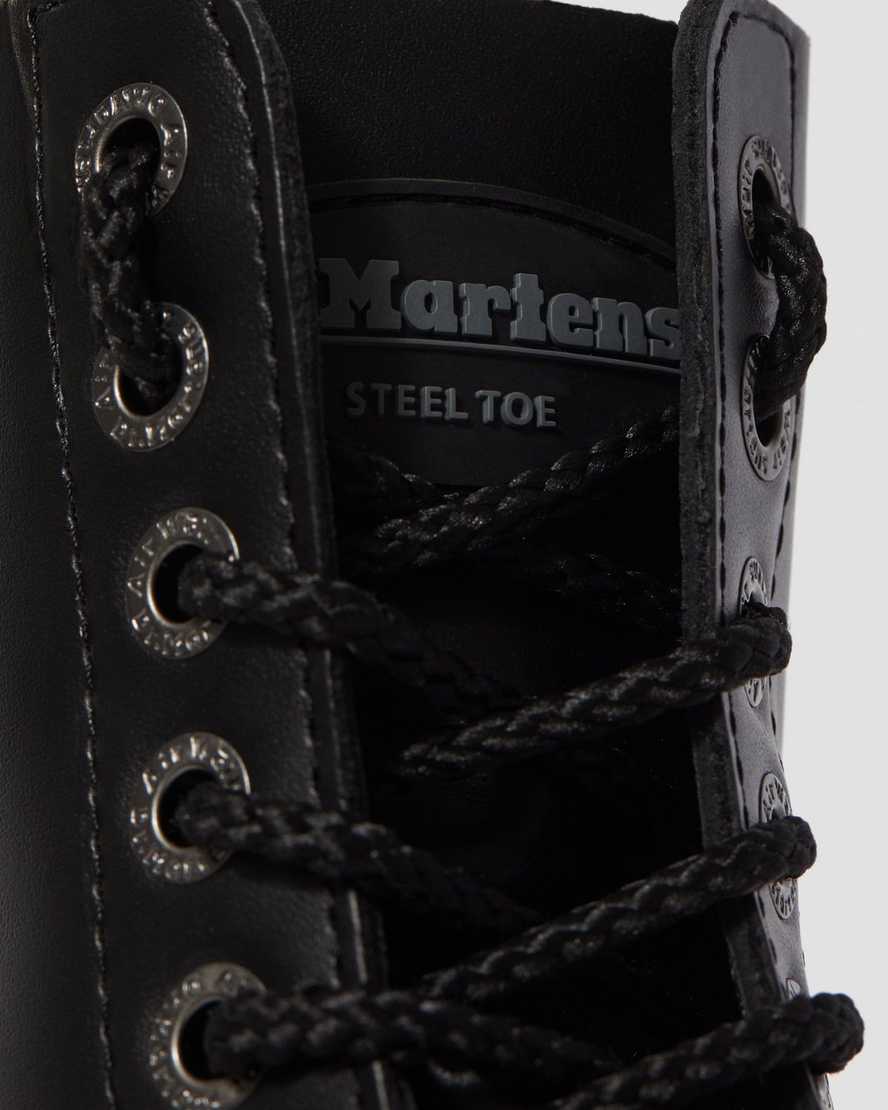 botas negras de media caña dr martens 8761 bxb para mujer