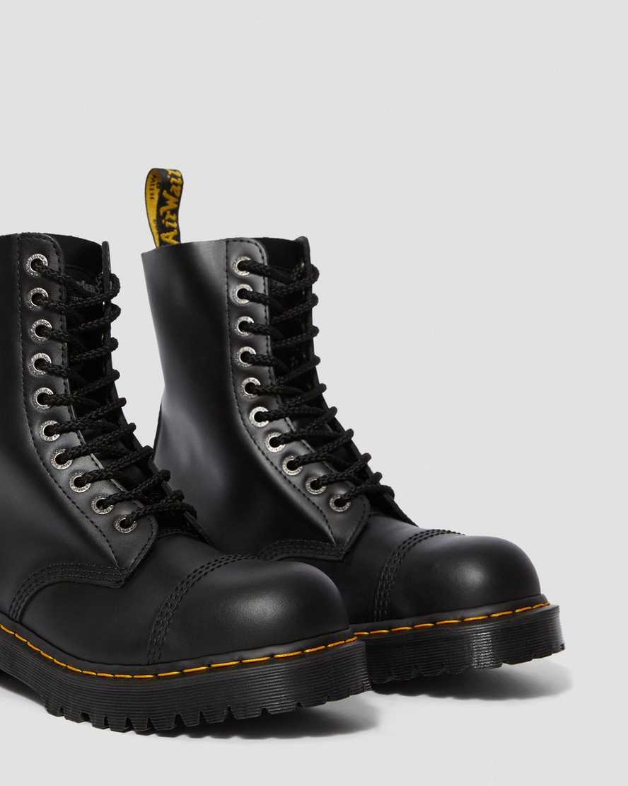 botas negras de media caña dr martens 8761 bxb para mujer