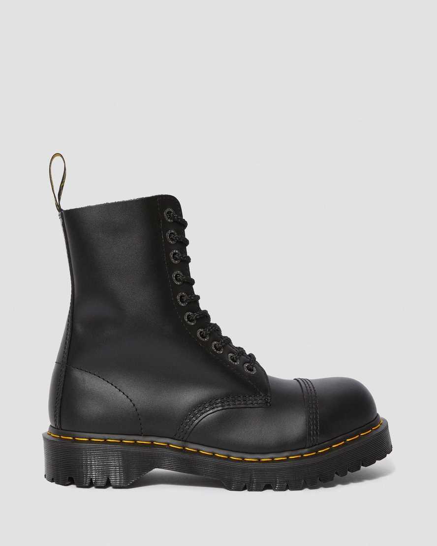 botas negras de media caña dr martens 8761 bxb para mujer