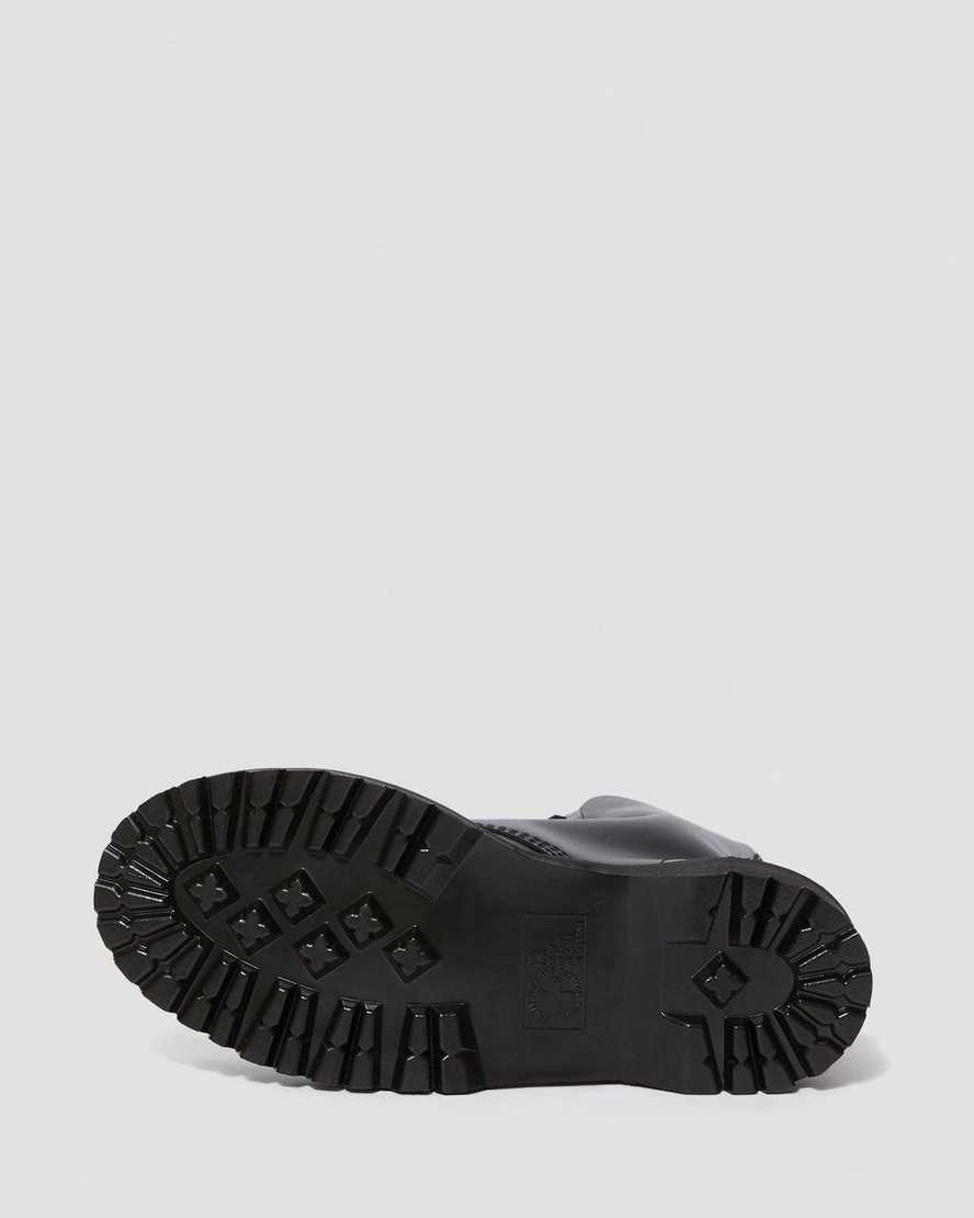 botas negras de media caña dr martens 8761 bxb para mujer
