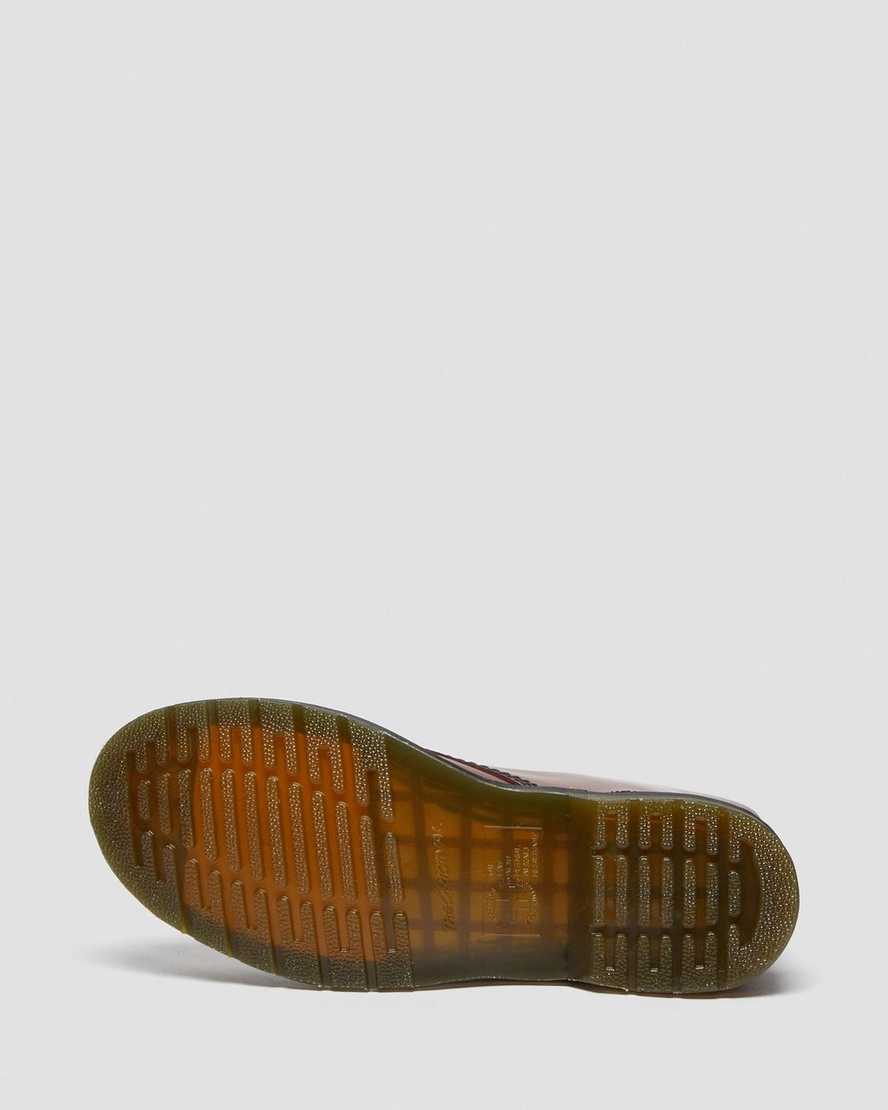 botas rojas dr martens 1490 smooth de media caña para mujer