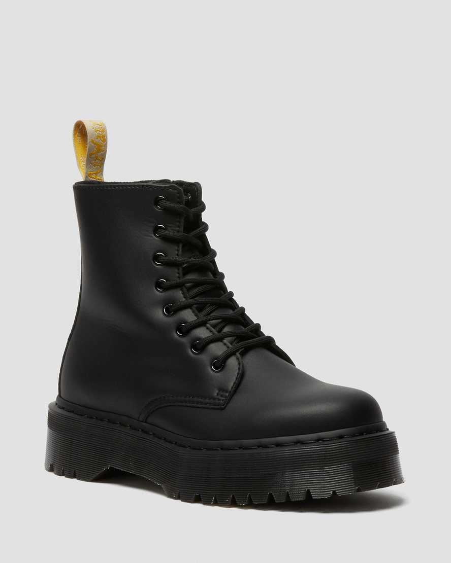botas de plataforma negras dr martens jadon ii mono para mujer