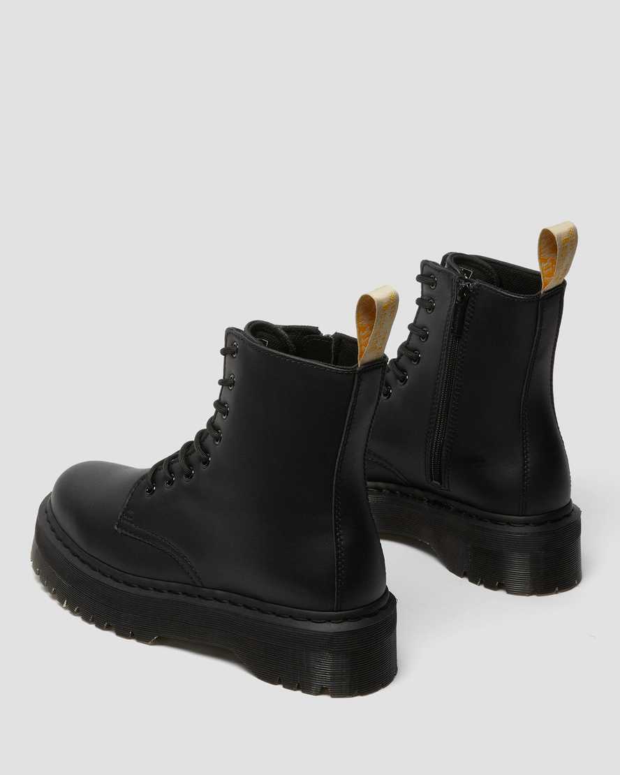 botas de plataforma negras dr martens jadon ii mono para mujer