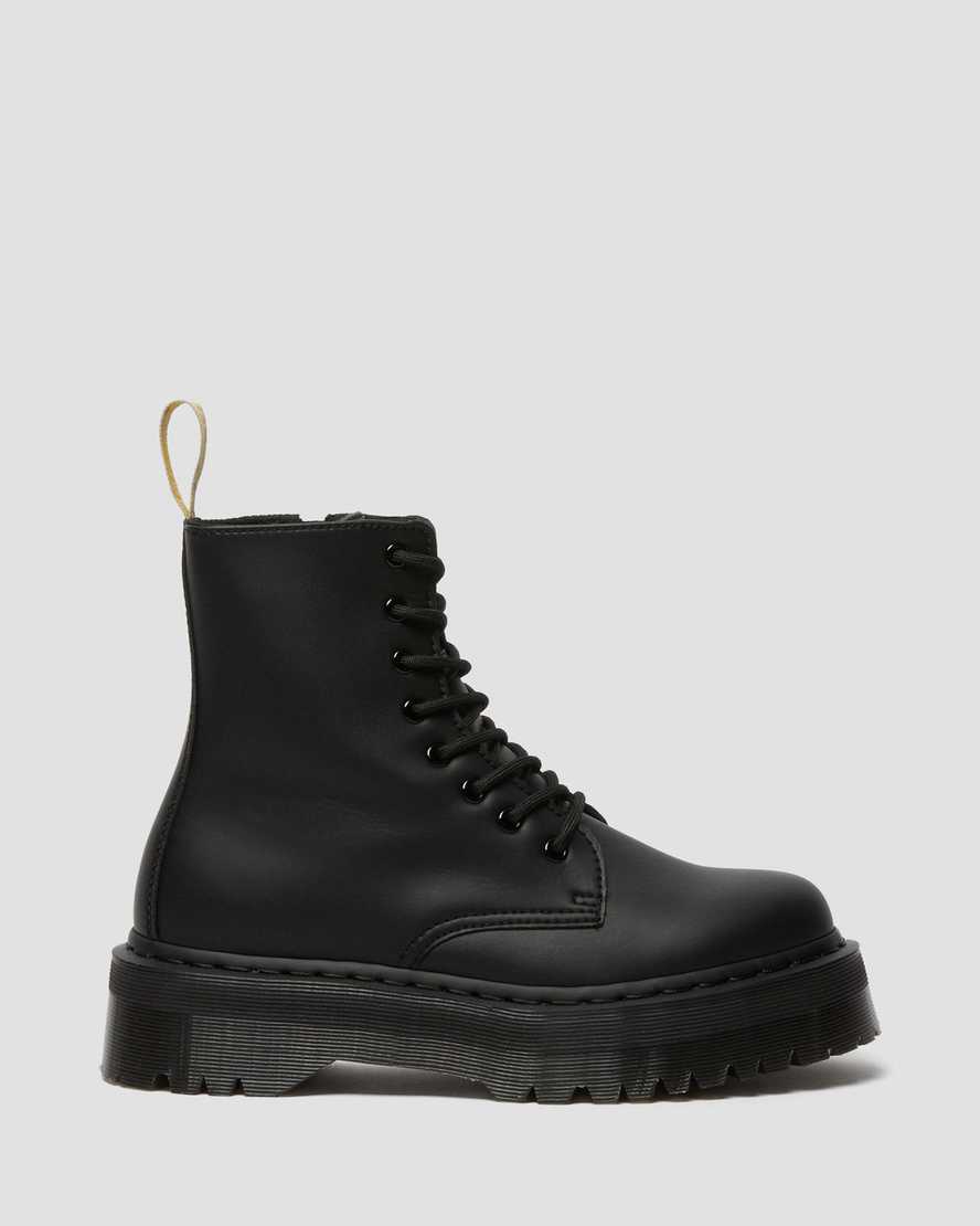 botas de plataforma negras dr martens jadon ii mono para mujer