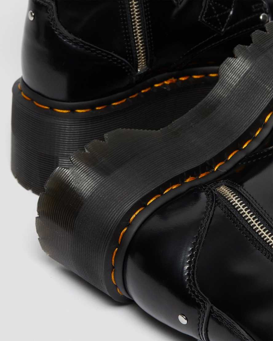 botas de plataforma negras dr martens jadon max hardware para mujer