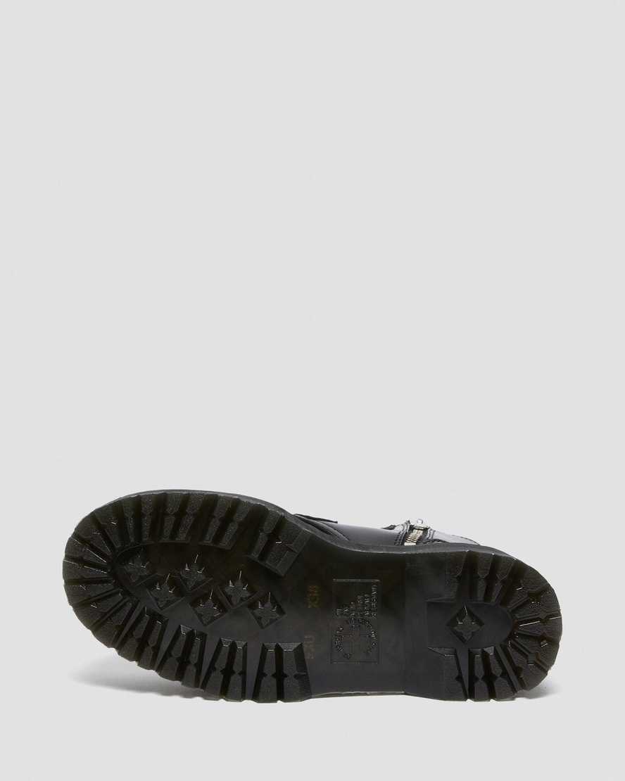 botas de plataforma negras dr martens jadon max hardware para mujer