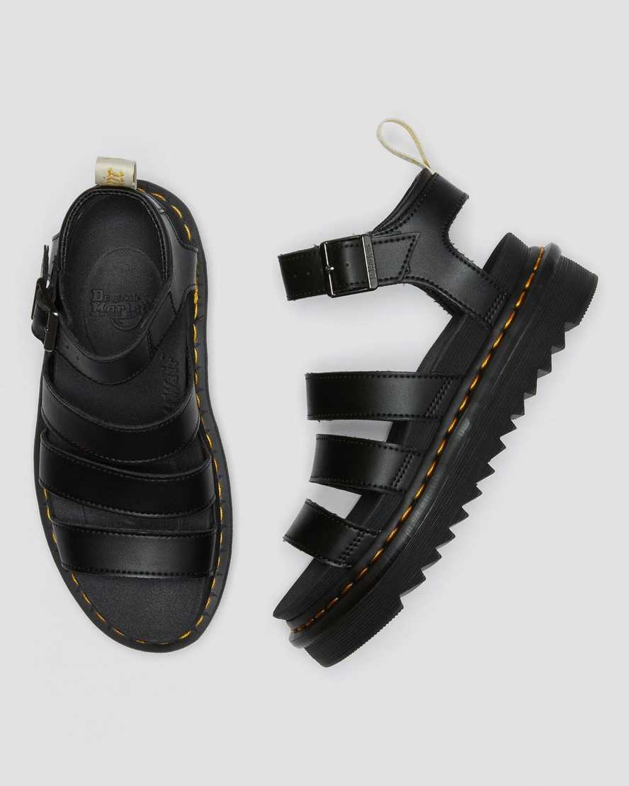 sandalias de gladiador negras dr martens blaire felix para mujer