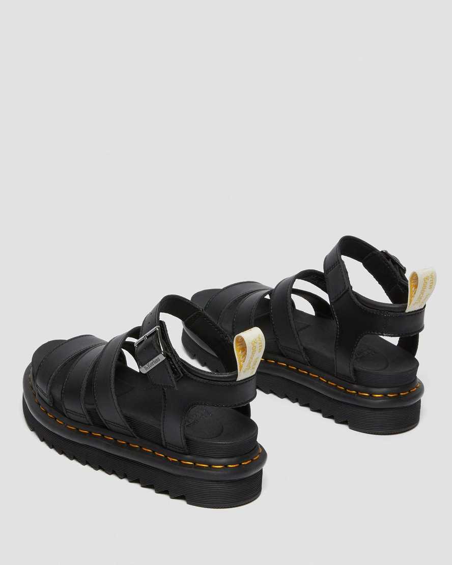 sandalias de gladiador negras dr martens blaire felix para mujer