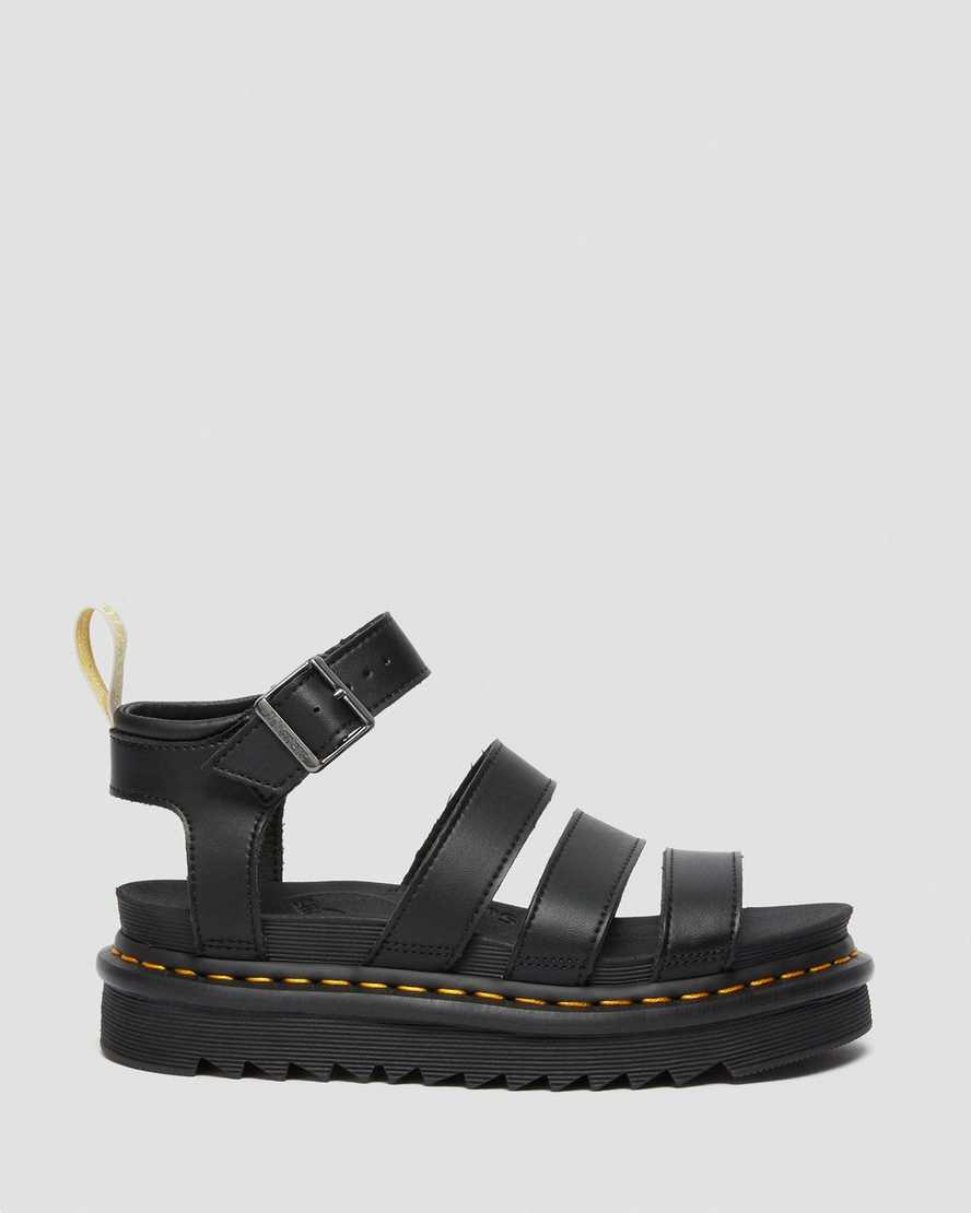 sandalias de gladiador negras dr martens blaire felix para mujer