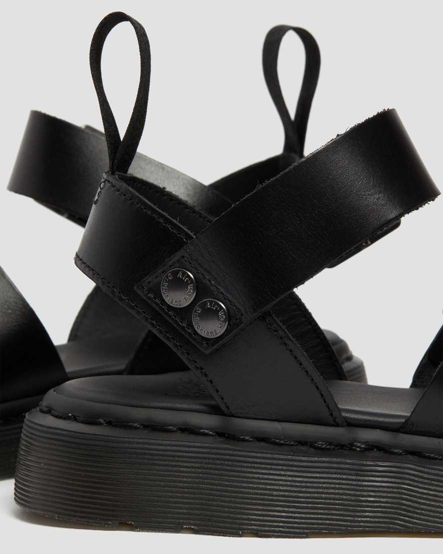 sandalias de gladiador negras dr martens gryphon brando para mujer