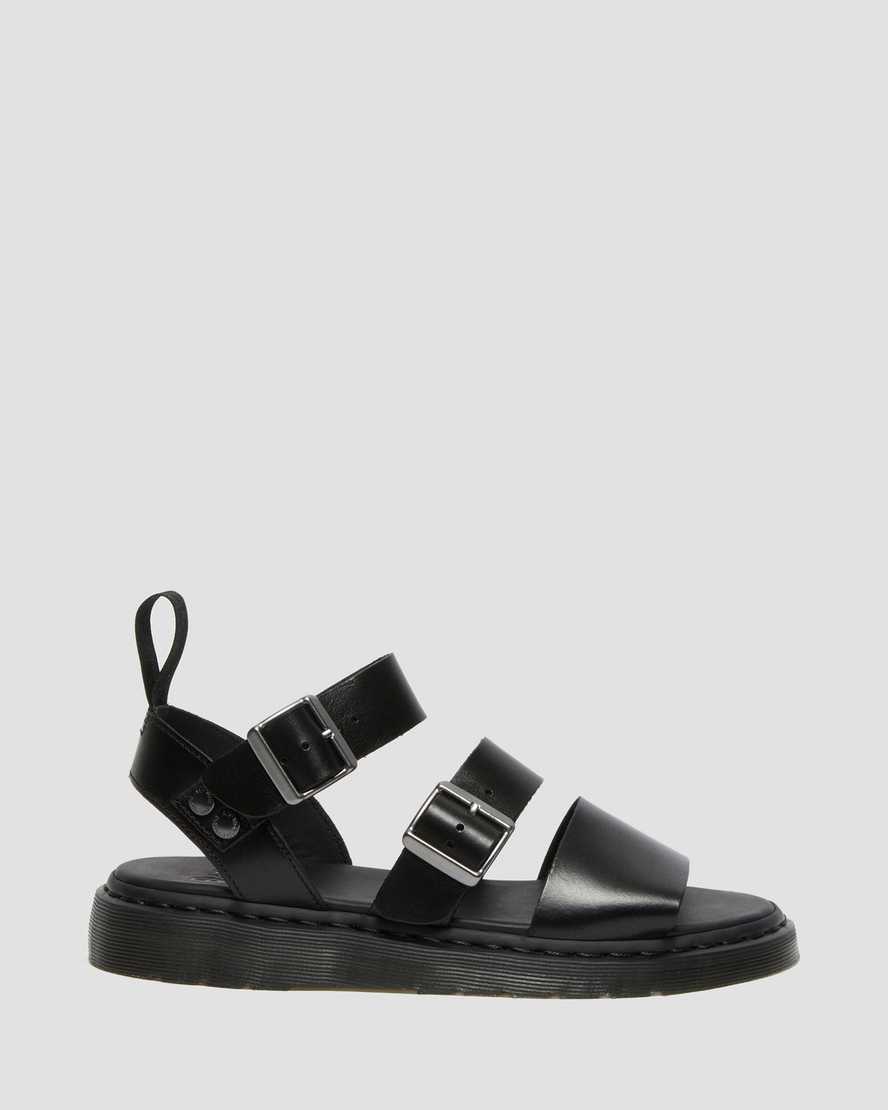 sandalias de gladiador negras dr martens gryphon brando para mujer