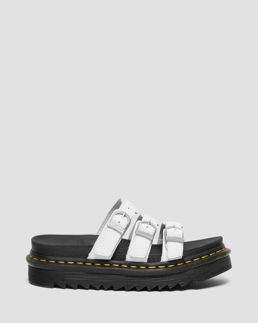 sandalias blancas dr martens blaire para mujer