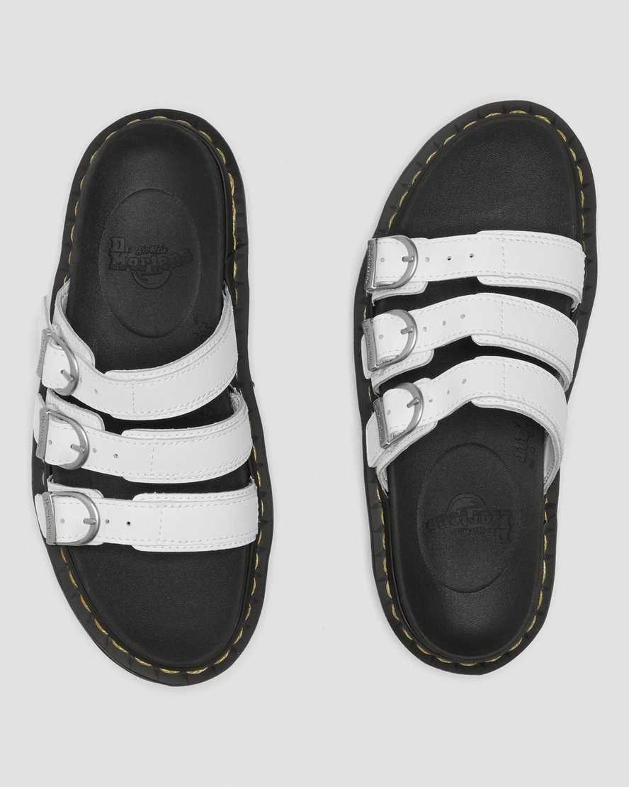 sandalias blancas dr martens blaire para mujer