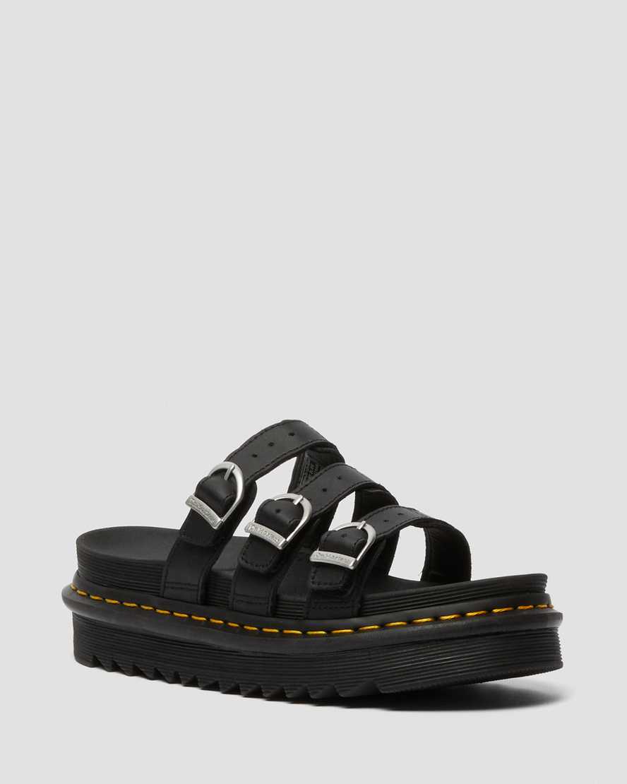 sandalias negras dr martens blaire para mujer