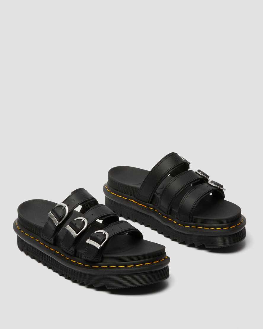 sandalias negras dr martens blaire para mujer