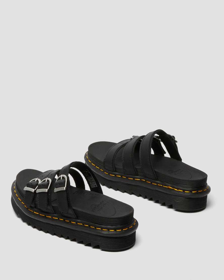 sandalias negras dr martens blaire para mujer
