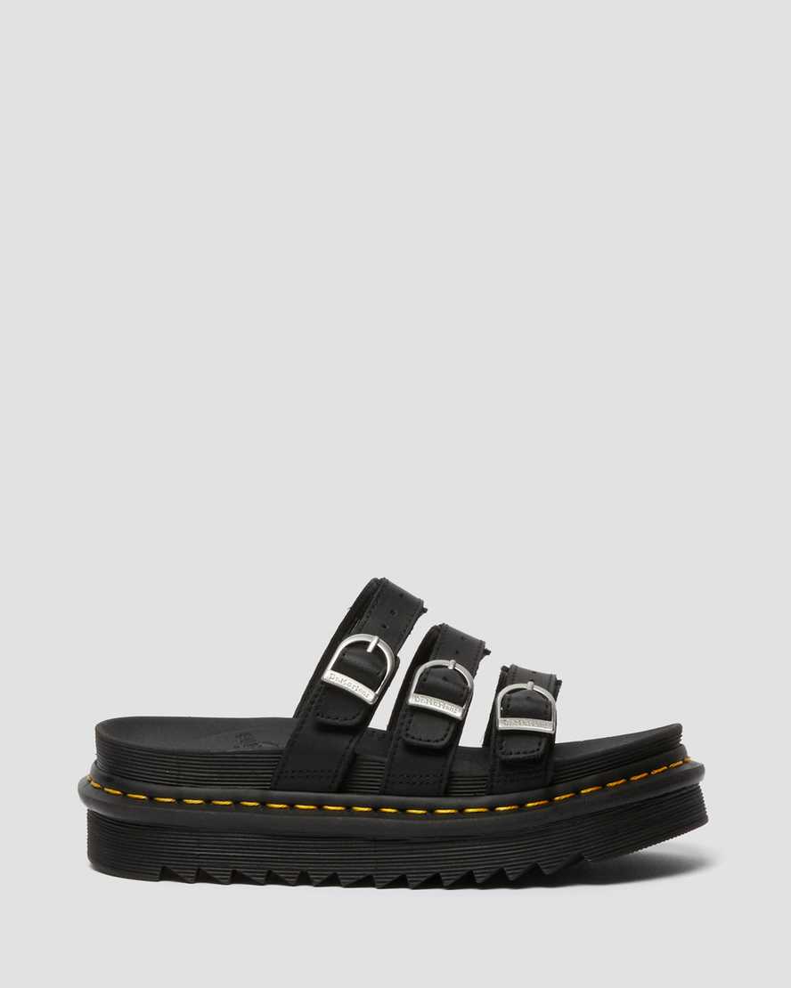 sandalias negras dr martens blaire para mujer