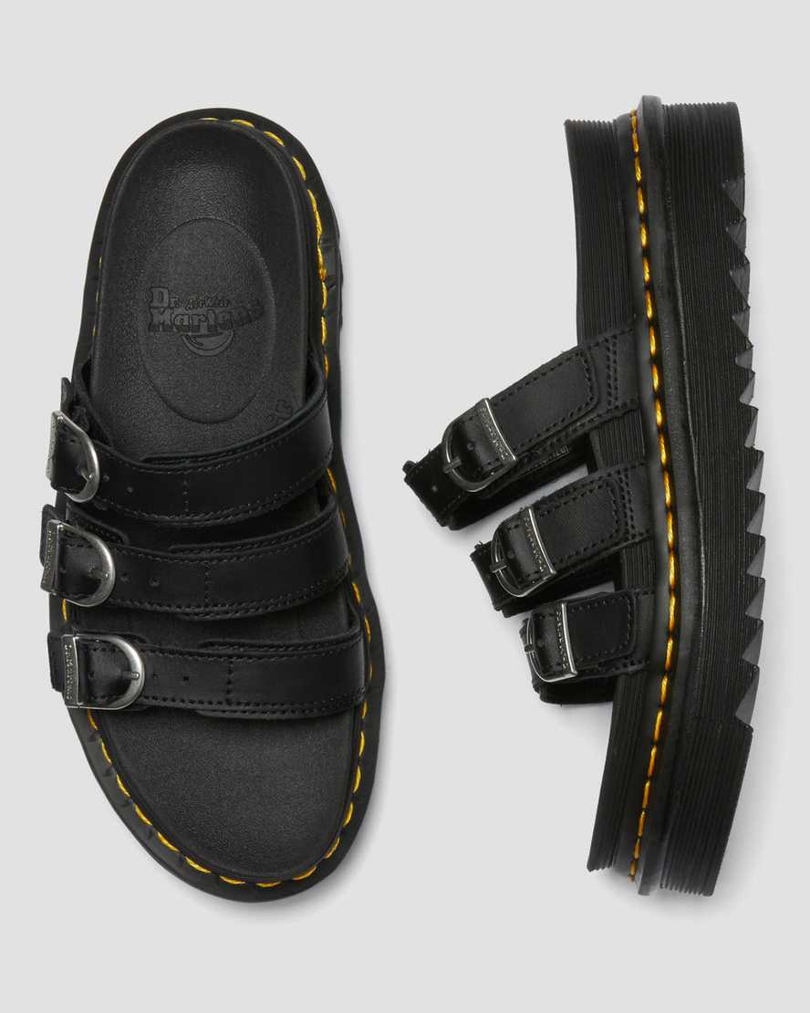 sandalias negras dr martens blaire para mujer