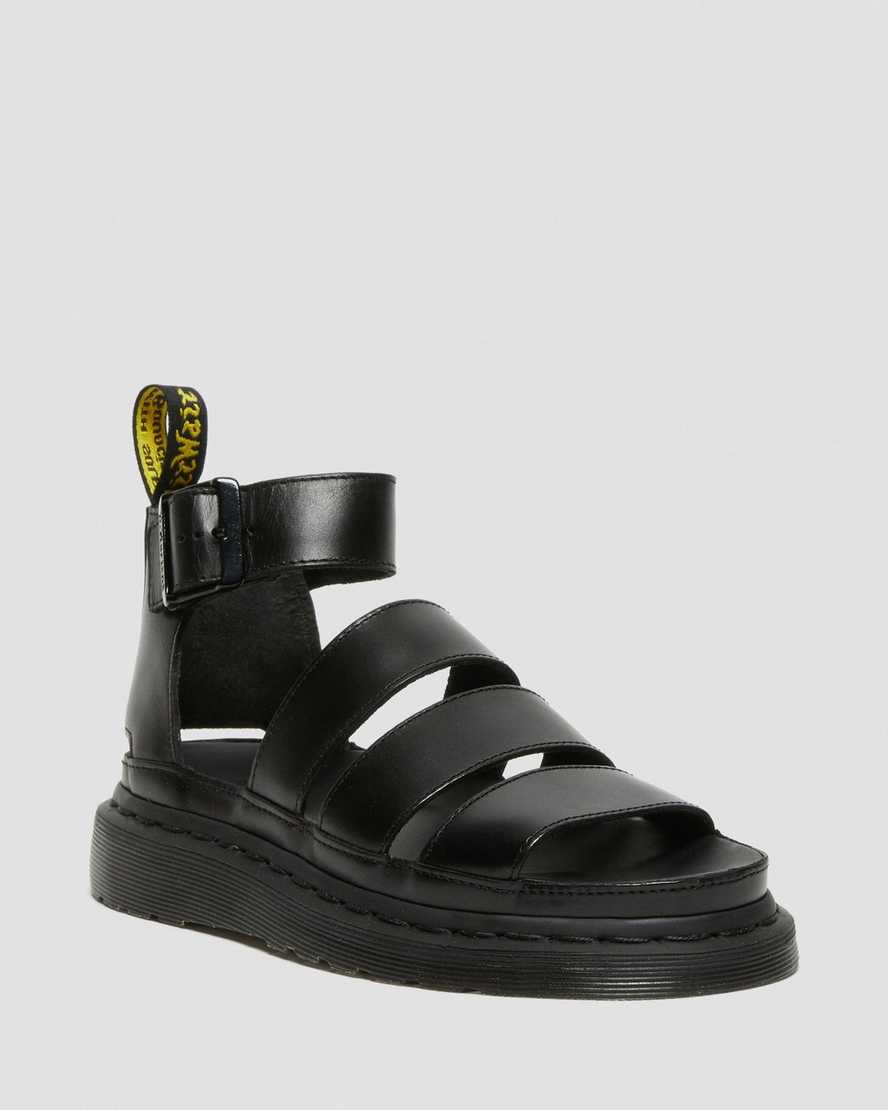 sandalias con tiras negras dr martens clarissa ii para mujer
