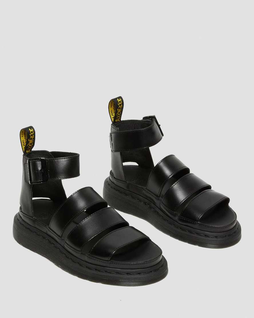 sandalias con tiras negras dr martens clarissa ii para mujer
