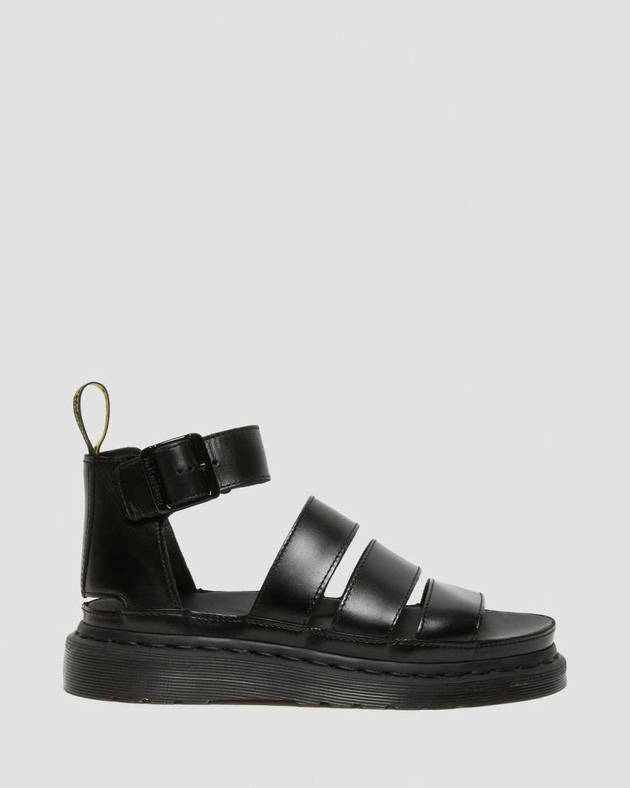sandalias con tiras negras dr martens clarissa ii para mujer