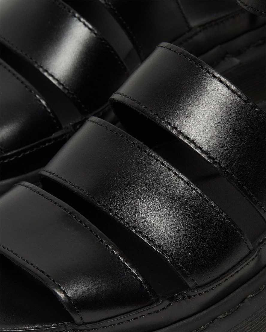 sandalias con tiras negras dr martens clarissa ii para mujer