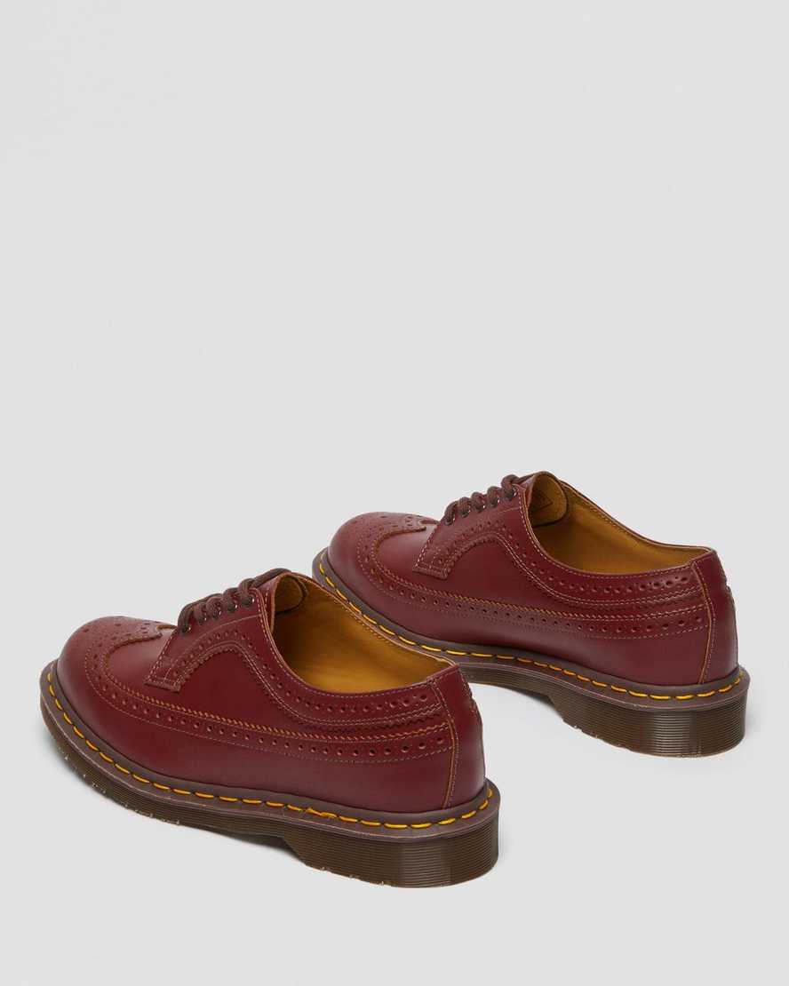 zapatos brogue rojos dr martens 3989 vintage hechos en inglaterra para mujer