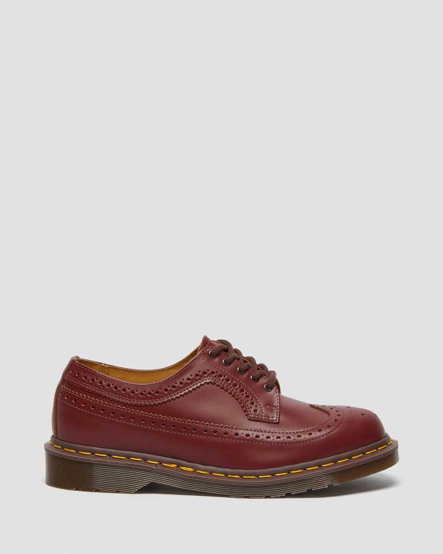 zapatos brogue rojos dr martens 3989 vintage hechos en inglaterra para mujer