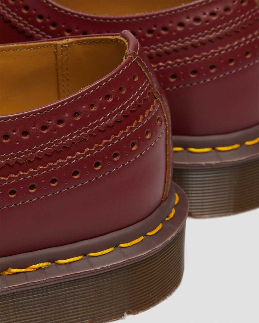 zapatos brogue rojos dr martens 3989 vintage hechos en inglaterra para mujer