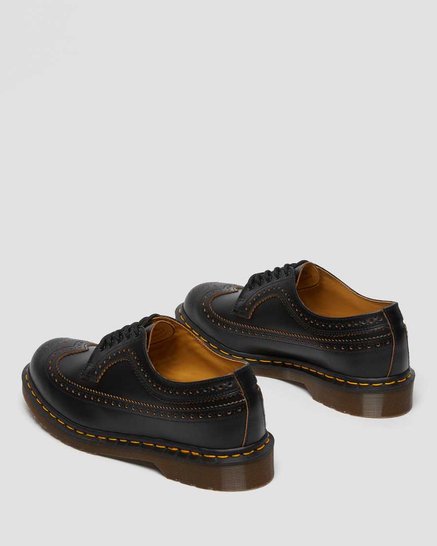 zapatos brogue negros dr martens 3989 vintage hechos en inglaterra para mujer