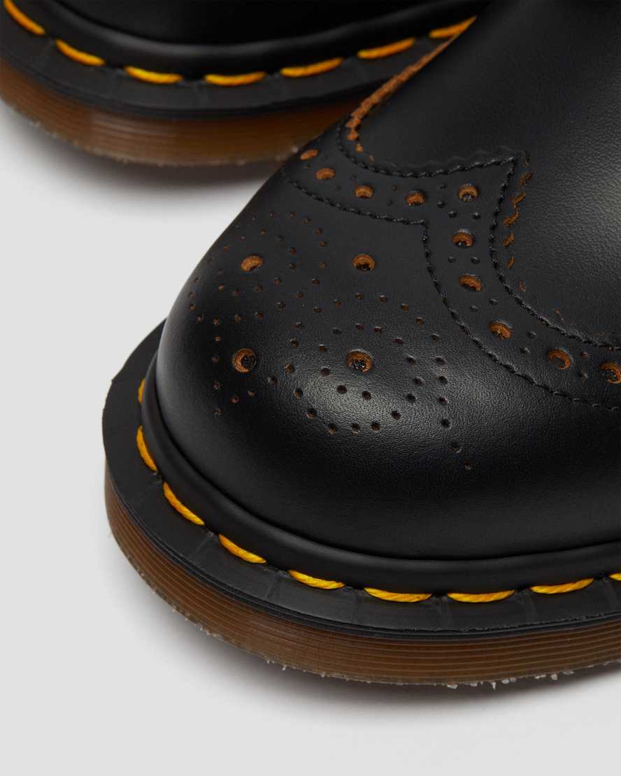 zapatos brogue negros dr martens 3989 vintage hechos en inglaterra para mujer