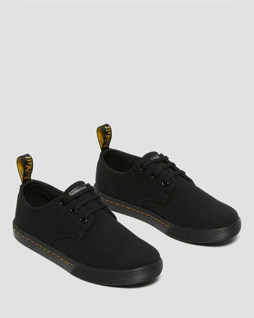 zapatos casuales negros dr martens santanita para mujer