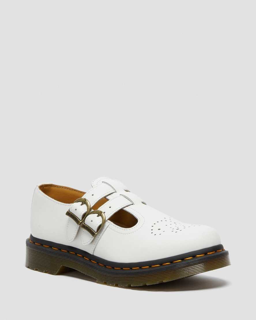 mary janes blancas dr martens 8065 smooth para mujer