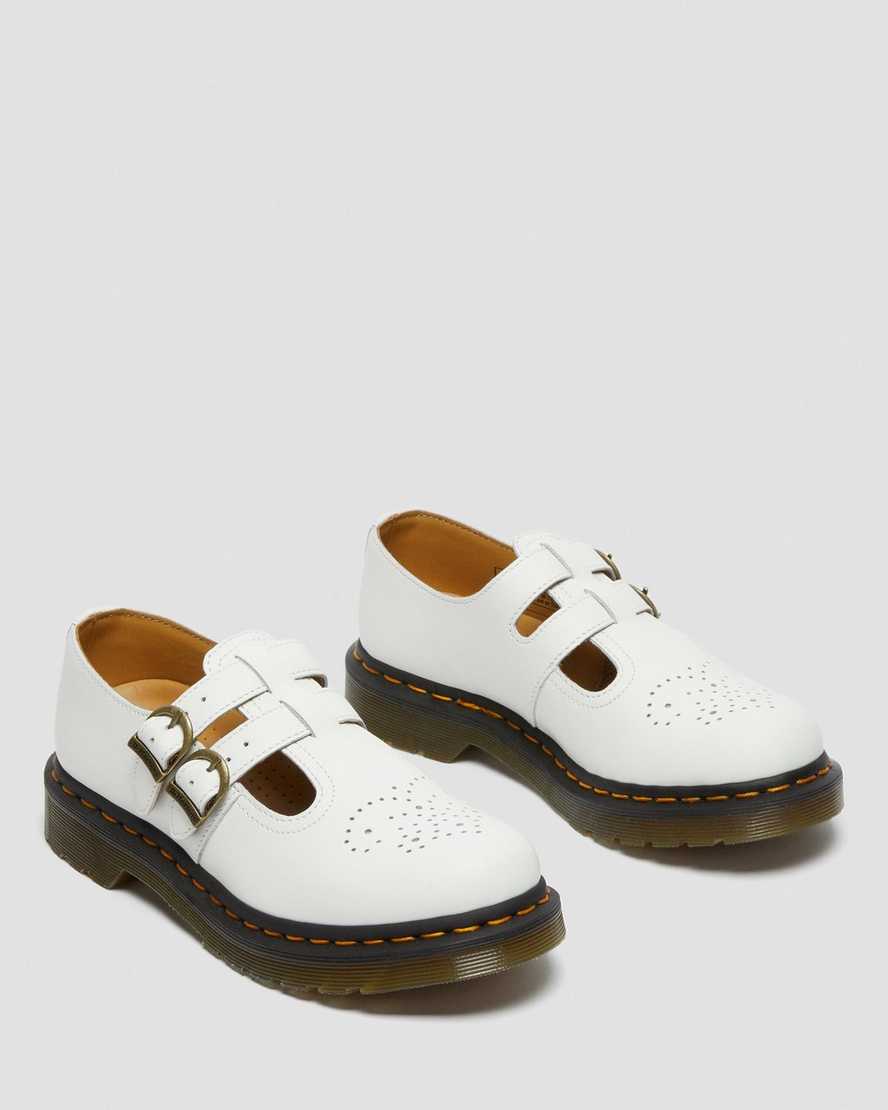 mary janes blancas dr martens 8065 smooth para mujer