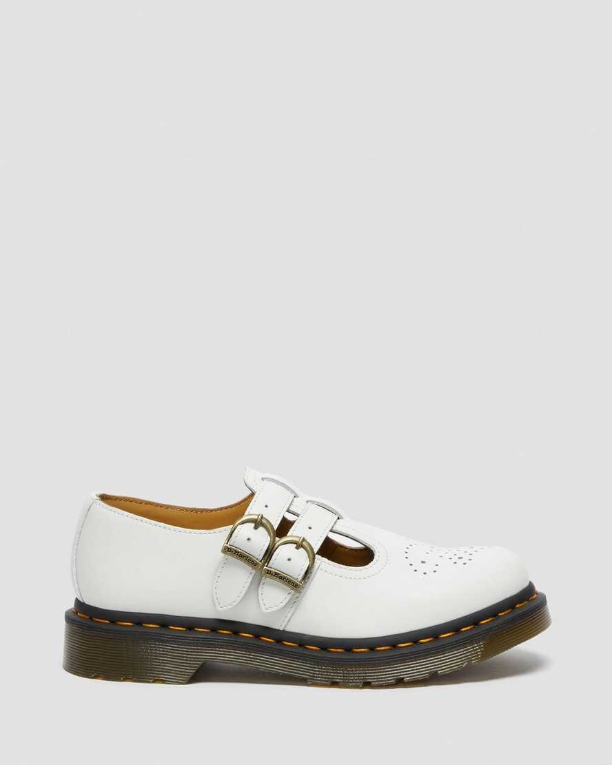 mary janes blancas dr martens 8065 smooth para mujer