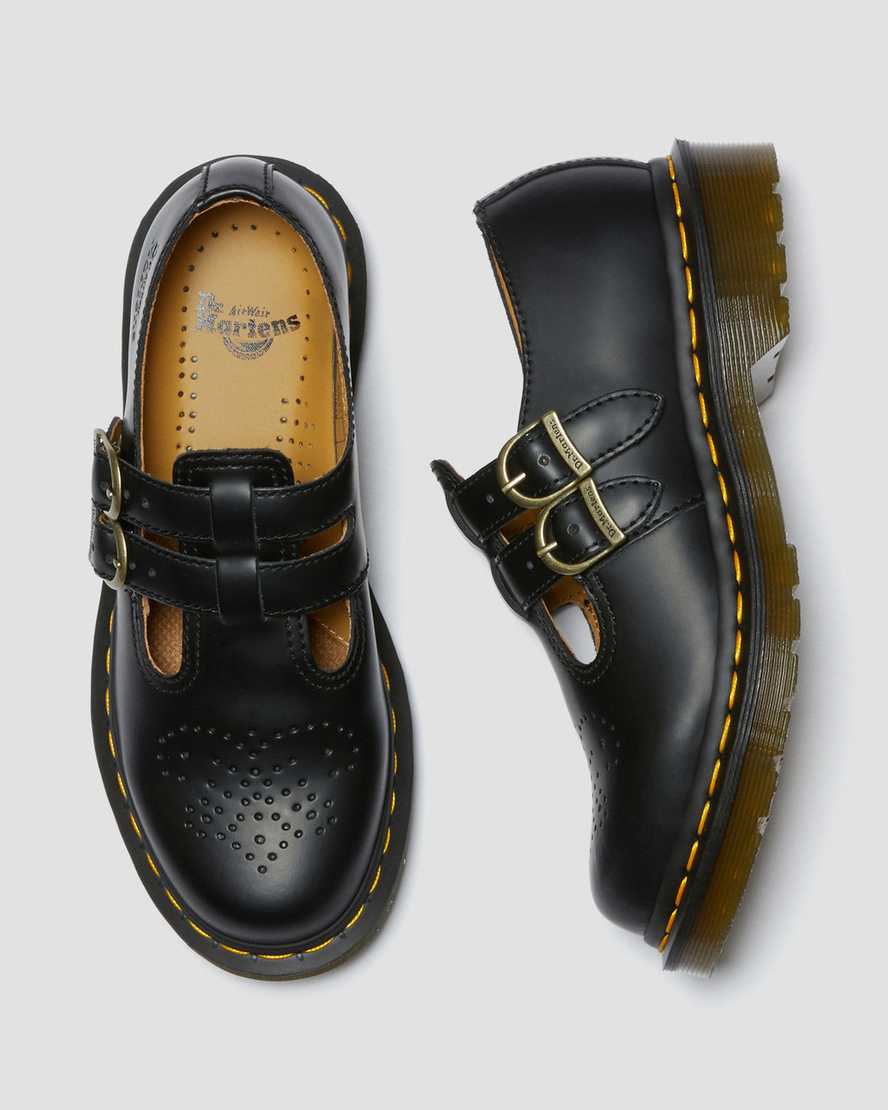 mary janes negras dr martens 8065 smooth para mujer