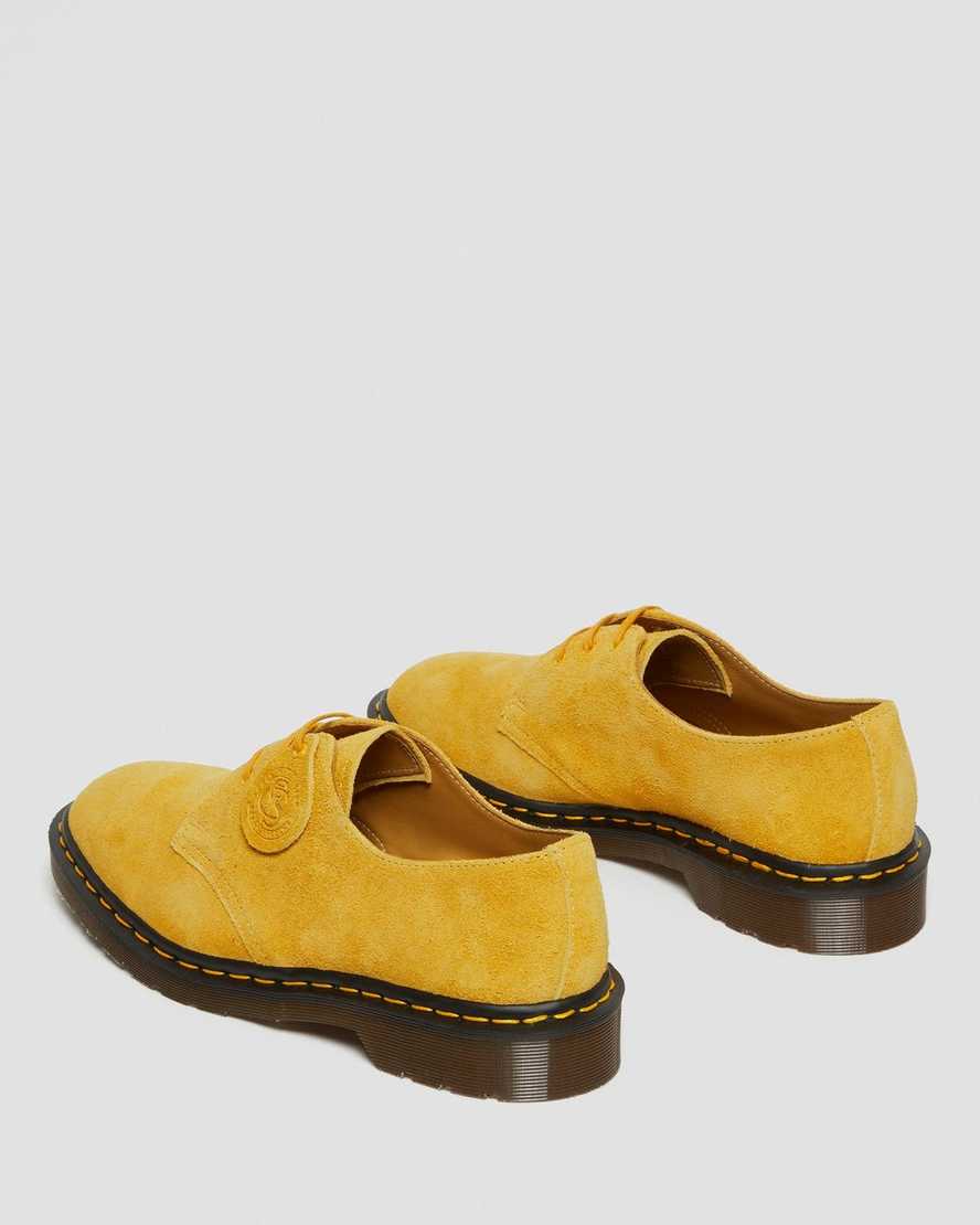 zapatos oxford dr martens 1461 amarillos para mujer fabricados en inglaterra