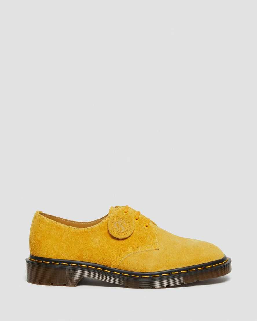 zapatos oxford dr martens 1461 amarillos para mujer fabricados en inglaterra