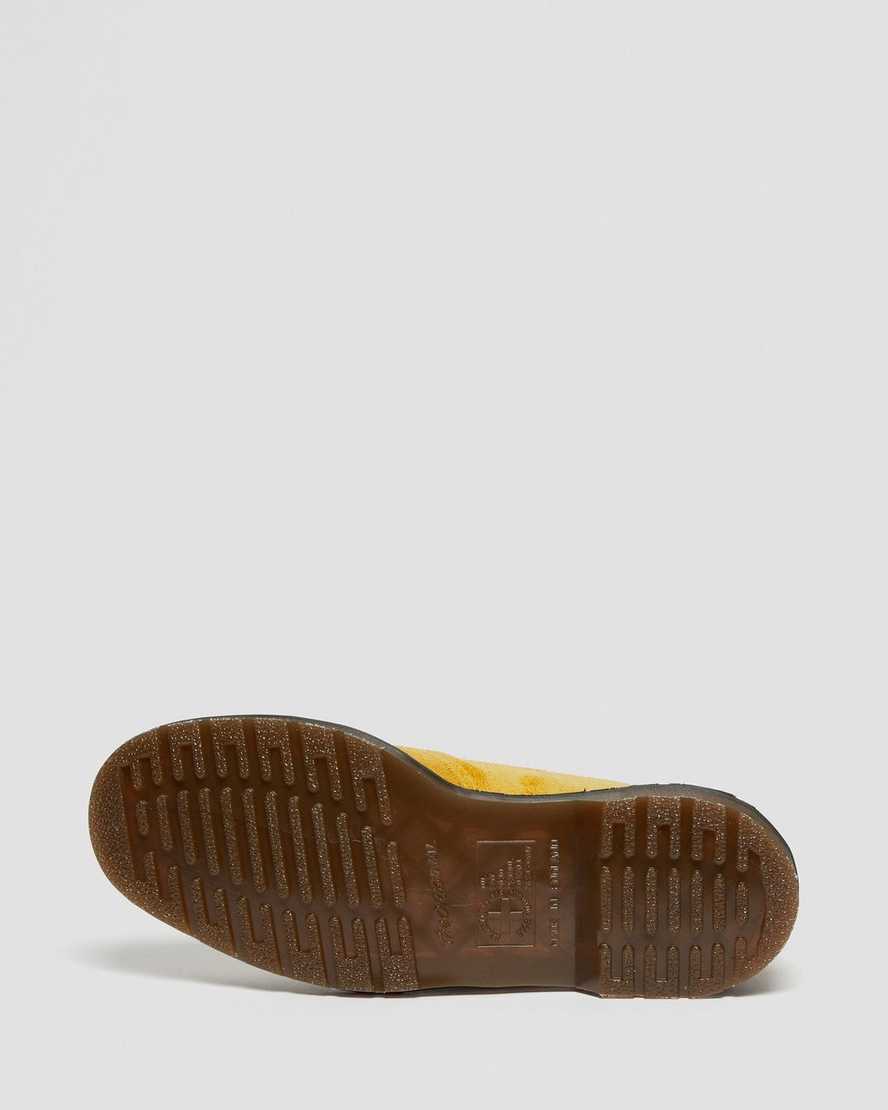 zapatos oxford dr martens 1461 amarillos para mujer fabricados en inglaterra
