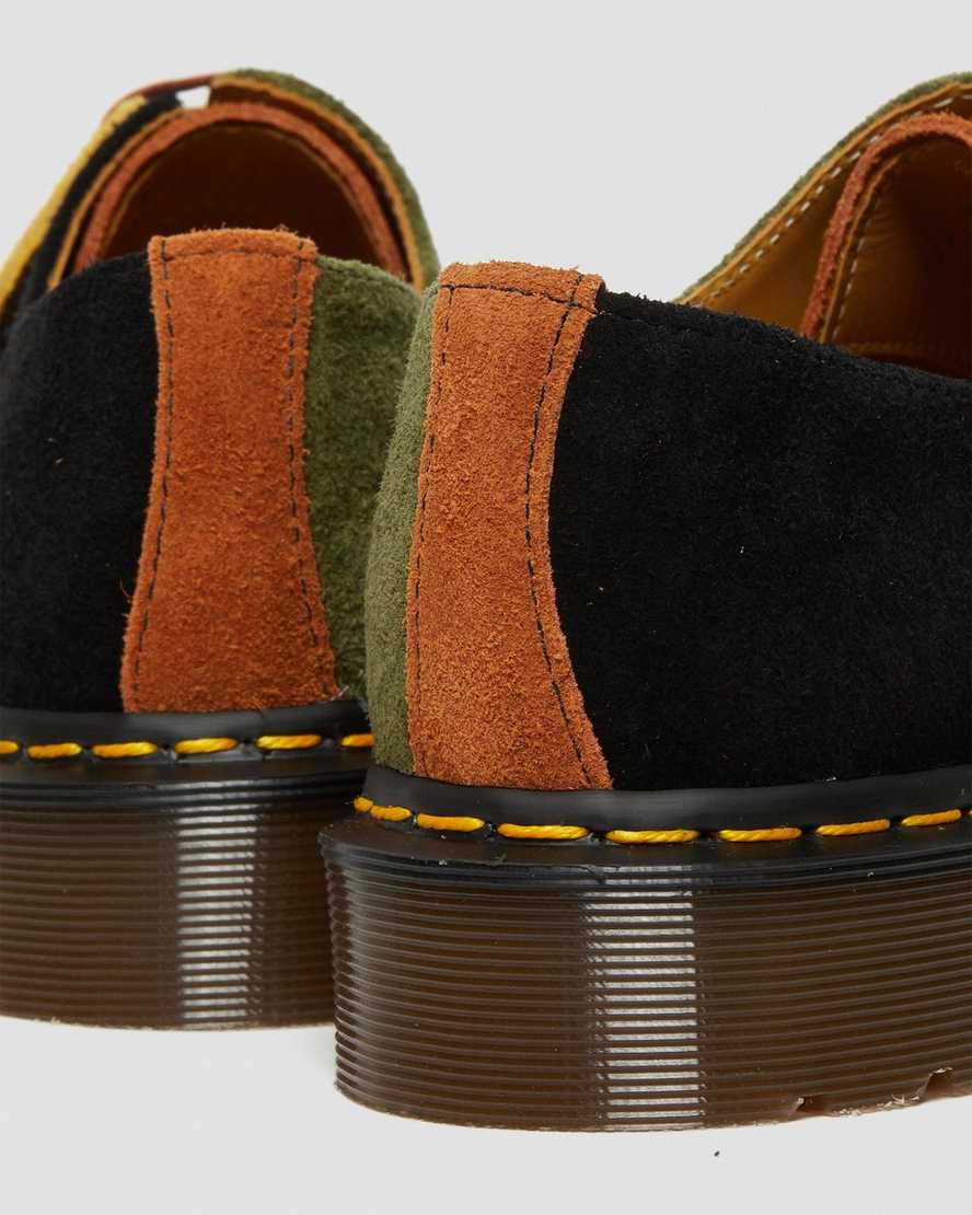 zapatos oxford dr martens 1461 para mujer color marrón y negro fabricados en inglaterra