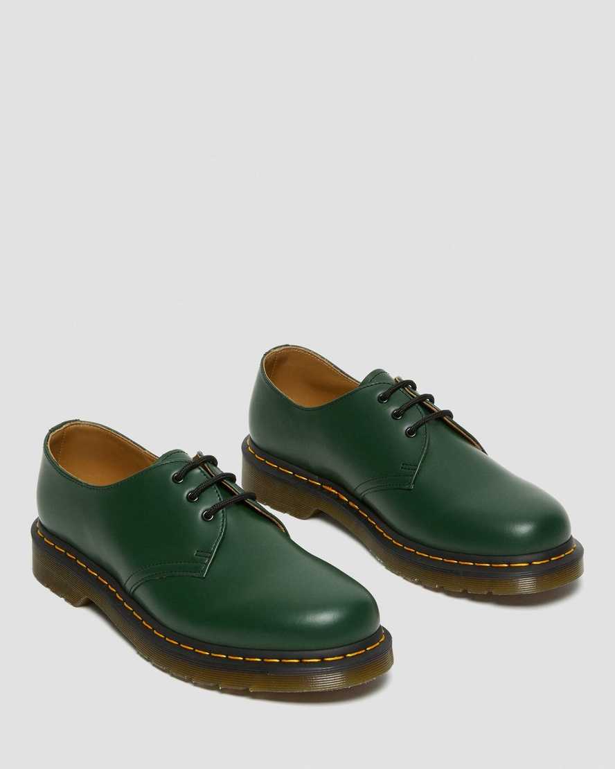 zapatos oxford dr martens 1461 smooth para mujer color verde