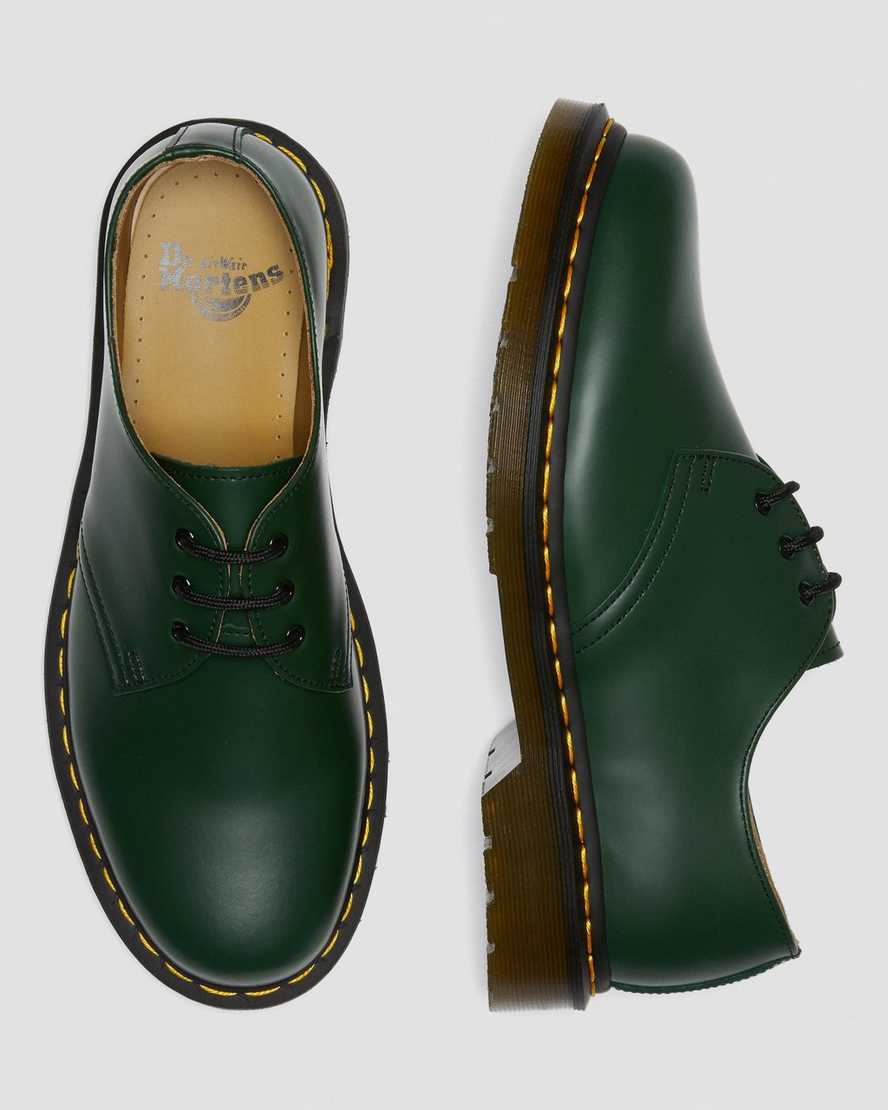 zapatos oxford dr martens 1461 smooth para mujer color verde