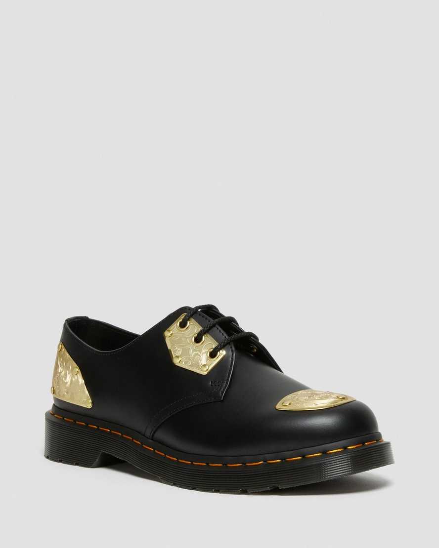 zapatos oxford negros dr martens king nerd 1461 para mujer