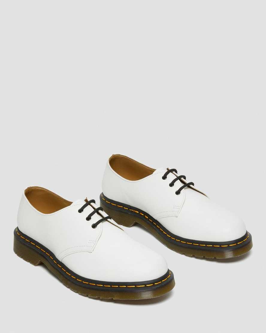 zapatos oxford blancos dr martens 1461 smooth para mujer