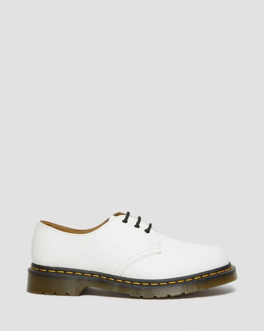 zapatos oxford blancos dr martens 1461 smooth para mujer