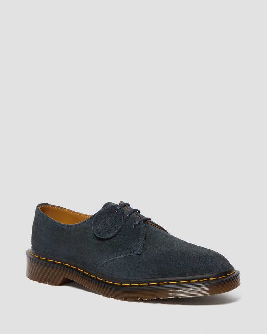 zapatos oxford dr martens 1461 para mujer color azul marino fabricados en inglaterra