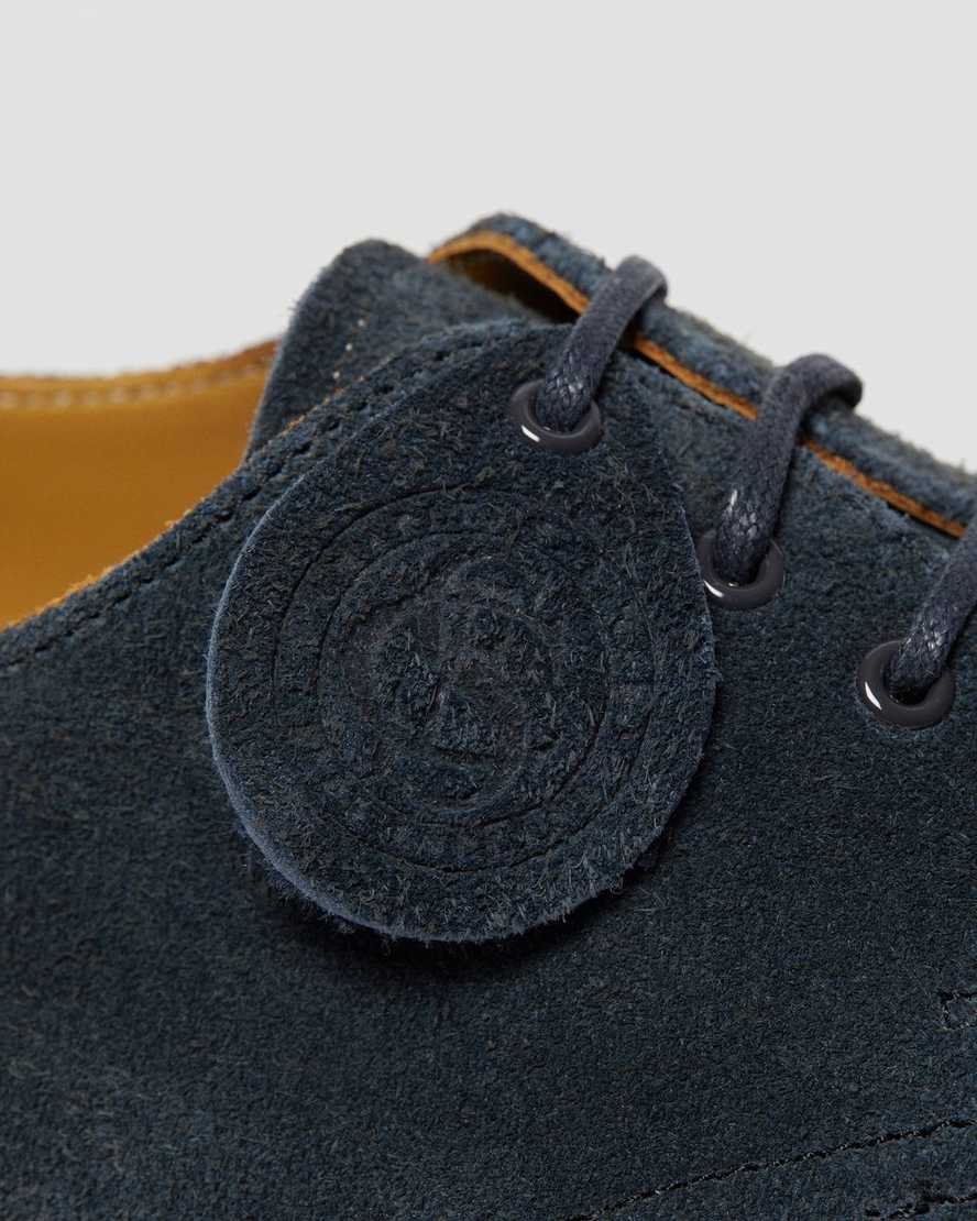 zapatos oxford dr martens 1461 para mujer color azul marino fabricados en inglaterra