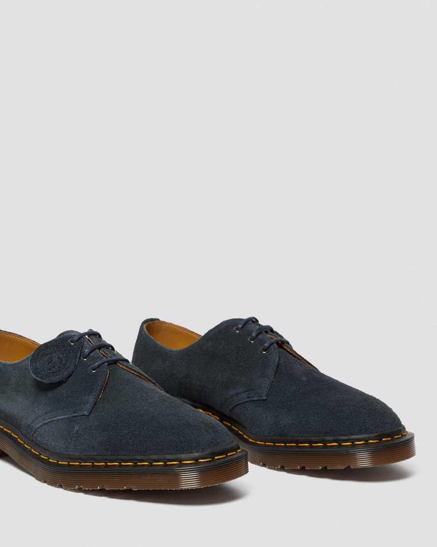 zapatos oxford dr martens 1461 para mujer color azul marino fabricados en inglaterra